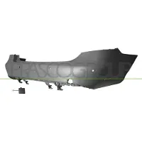PRASCO Stoßfänger me0451081 hinten für Mercedes