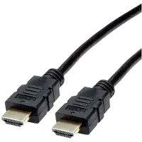 Roline HDMI High Speed Kabel mit Ethernet, TPE, schwarz, 3 m