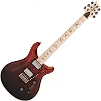 Paul Reed Smith PRS Custom 24 Wood Library 10 Decken Rot/Grau Black Fade #0314873 (2021)