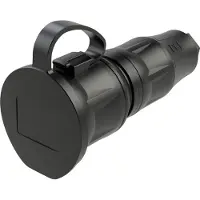 Pce 25711-ss Schutzkontaktkupplung DB nat IP54 schwarz Serie TopTaurus2 25711ss