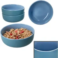 Ritzenhoff & Breker Ritzenhoff 4x Jasper Schale Ø14,3cm Ozeanblau 360ml Steingut 6 Pers. Müslischüssel