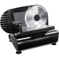 Silva Allesschneider elektrisch AS 520 - Schneidemaschine Brot und Wurst 0-15mm schwarz, 150W