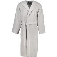 Cawö Bademantel 5623 Kapuze Herren Stone-XL