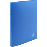 Exacompta Ringbuch 2 Ringe Polypropylen DIN A4 Hellblau 25 Stück