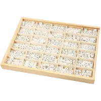Creativ Company 68982, Holz, Weiß, Runde Perle, 750 Stück(e)