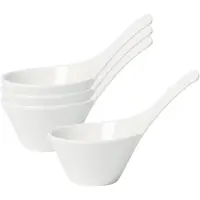 Villeroy & Boch Dipschale "Dipschälchen NewWave 40 ml 4er Set weiß"