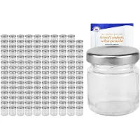 MamboCat 150er Set Sturzglas 53 ml To 43 silberner Deckel incl. Diamant Gelierzauber Rezeptheft