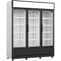 CombiSteel Kühlschrank mit 3 Glastüren