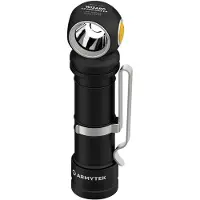 ArmyTek Optoelectronics Wizard C2 Pro Max LR Warm LED Taschenlampe mit Gürtelclip Holster akkubetrieben