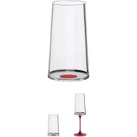 Trebonn Sektgläser SplitGlas Rot (Set von 2 Stück)