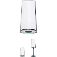 Trebonn Sektgläser SplitGlass Grün 320 ml (Set von 2 Stück)