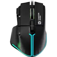 Canyon Gaming Mouse Fortnax GM-636, rechts, Optisch, USB Typ-A, 20000 DPI, Schwarz