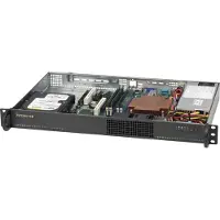 Supermicro CSE-510-203B SuperChassis 510-203B Computer-Gehäuse Rack Black 200 W