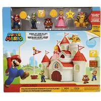 JAKKS Pacific Nintendo Super Mario Deluxe Feature Spielset mit 5 Vinyl Figuren 6,5 cm
