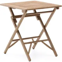 Natur24 Klapptisch Dandara 66 x 66 x 75 cm Akazienholz Natur