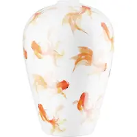 Gilde Vase bauchig Neon