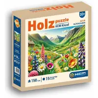 Hcm kinzel Holzpuzzle - Frühlingsblühen 150 Teile