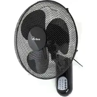 Ardes AR5W40R, Haushalts-Lamellenlüfter, Schwarz, Grau, 59 dB, 40 cm, 3480 m³/h, 7,5 h