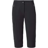 Vaude Women's Farley Stretch Capri III, Wanderhosen, Damen, schwarz