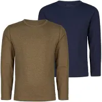 Minymo Bluse - 2er-Pack - Dark Olive - - 11 Jahre (146) - Blusen