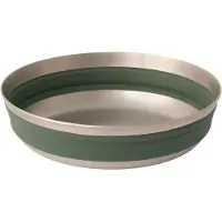 Sea to Summit Detour Stainless Steel Collapsible Bowl laurel wreath M