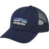 Patagonia P-6 Logo LoPro Trucker Hat new navy