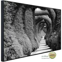 Papermoon Infrarotheizung »EcoHeat - Treppe Schwarz + Weiss«, Matt-Effekt - bunt