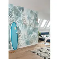 Komar Fototapete "Vlies Fototapete - Frootloops Jungle - Größe 300 x 250 cm", lila (modern), H:1,04m L:2,5m, Vlies, Tapeten, Fototapete