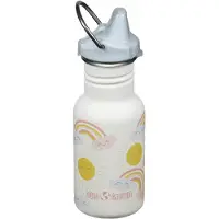 Klean Kanteen Wasserflasche Classic Narrow 355ml Sippy Cap Kinder Rainbows