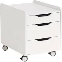 PAIDI Kinderwelten Rollcontainer Rollcontainer 3S , weiß , Maße (cm): B: 44,3 H: 53,29 T: 57.3