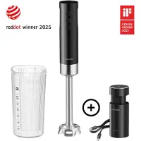 Zwilling 1030457, Handmixer, Schwarz, 0,6 l, BLDC, Acrylnitril-Butadien-Styrol (ABS), 250 W