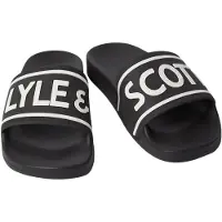 Lyle & Scott Badesandalen Schwarz