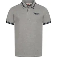 Lonsdale Herren Poloshirt normale Passform MARKHAM Marl Grey/Navy XXL