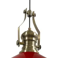 Bamyum Pendelleuchte | Neo-Asletl | Hängelampe Rot Vintage Lampe