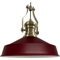 Bamyum Pendelleuchte Pendellampe Vintage, Neo-Asletl, Kastanienbraun Groß Lampe