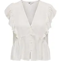 ONLY Bluse Rian 15349090 Weiß Regular Fit