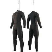 Mystic Brand Flatlock 3/2 Mm Langarm-neoprenanzug Mit Reißverschluss Am Rücken