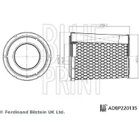 Blue Print Luftfilter ADBP220135
