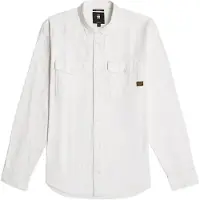 G-Star für Herren. D24963-D454-C073 Marine Slim Hemd weiß (XS), Lässig, Langarm, Bio-Baumwolle, Nachhaltig