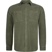 INDICODE JEANS Indicode Hemd Langarm Herren Regular Fit Baumwolle grün, M 704351-0001-09920