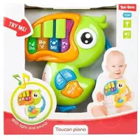 Toi-Toys Baby Piano Tukan Licht und Ton 1j+
