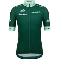 Santini Tour De France Green 2025 Kurzarm-radtrikot Grün 3XL Mann Grün 3XL