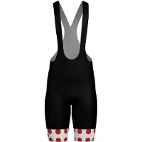 Santini Kurze Fahrradhose mit Trägern - TOUR DE FRANCE - BIB SHORTS - Schwarz M