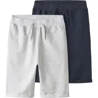 TWO SOON Shorts in Light Grey Melange | Gr.: 146