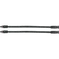 Kabelmeister Solar-Fensterdurchführung MC4 schwarz 30cm