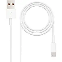 Nanocable 10.10.0401, 1 m, Lightning, USB A, Weiß, USB 2.0, 1 Stück(e)