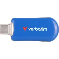 Verbatim Plectra Blue 512GB USB-C Flash Drive 30235
