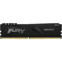 Kingston Technology FURY Beast 8GB 3600MT/s DDR4 CL17 DIMM Black, 8 GB, 1 x 8 GB, DDR4, 288-pin DIMM
