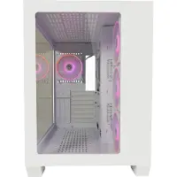 LC-Power Midi Gaming 807W-ON Stormwatch_X,Weiß,4 Lüfter