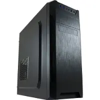 LC-Power 7040B, Midi Tower, PC, Schwarz, ATX, micro ATX, Mini-ITX, Metall, Kunststoff, 14,5 cm